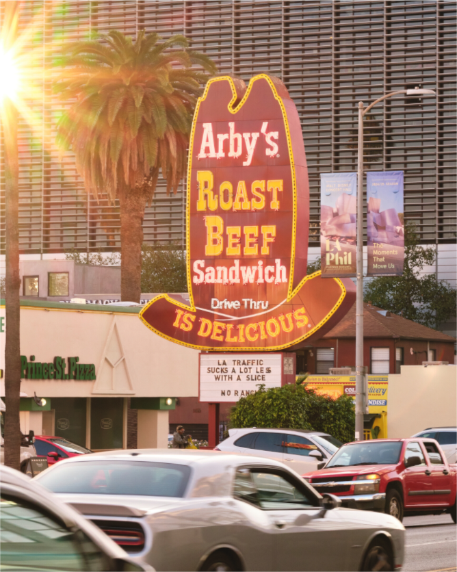 Main image Arby's sign, Los Angeles